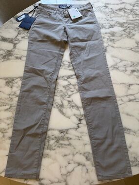 NWT Jacob Cohen Gray Cotton Jeans & Pant Sz 25